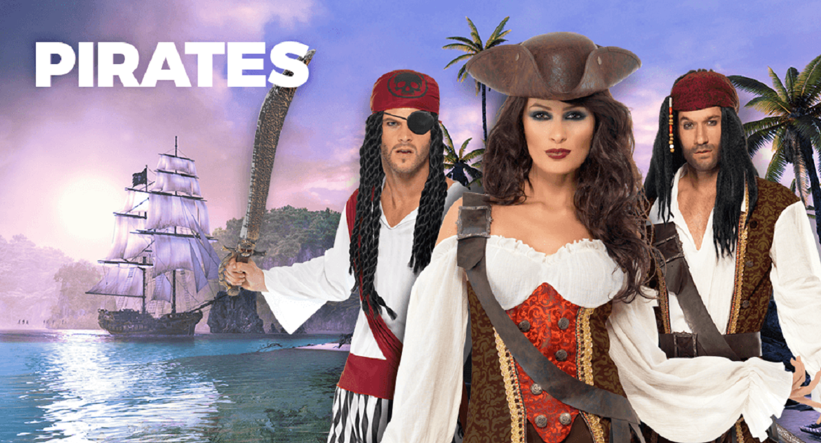 Pirat Kostume køb og pirat udklædning
