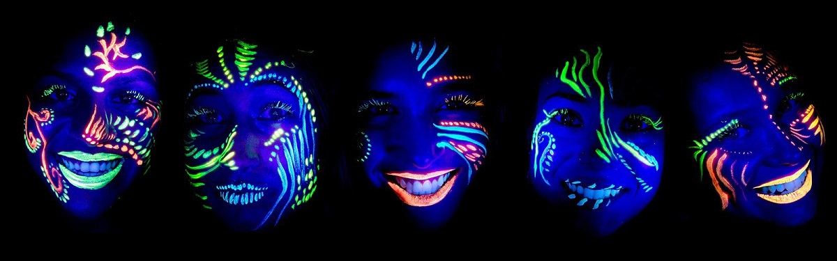 Reorganisere Hvile Beloved UV Maling | køb uv maling og body paint til raveparty her!!