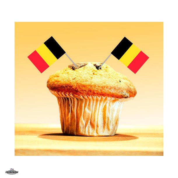 Tarta Flagga Belgien Pa En Pinne 10 St Sma Flaggor Festbutikken Se